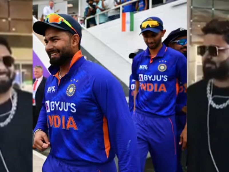 WATCH Rishabh Pant walking at airport without support