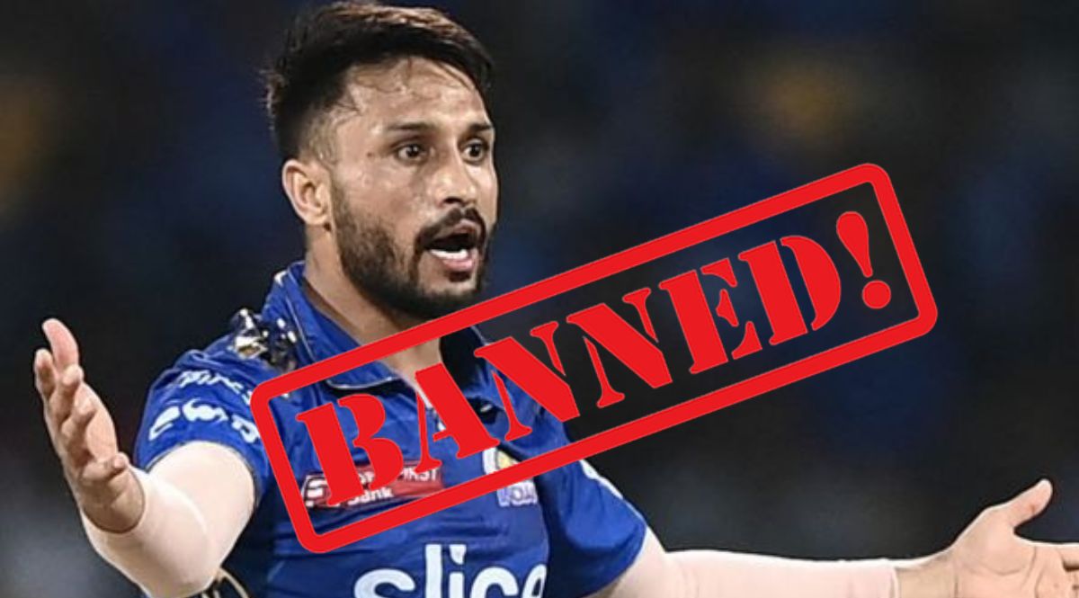 Mumbai Indians bowler Akash Madhwal has been banned from local tournaments