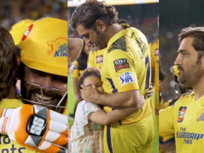 Watch video of CSK team celebrating after the win in IPL 2023
