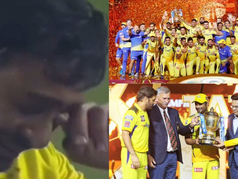 WATCH Ambati Rayudu became emotional after winning the final of IPL 2023.