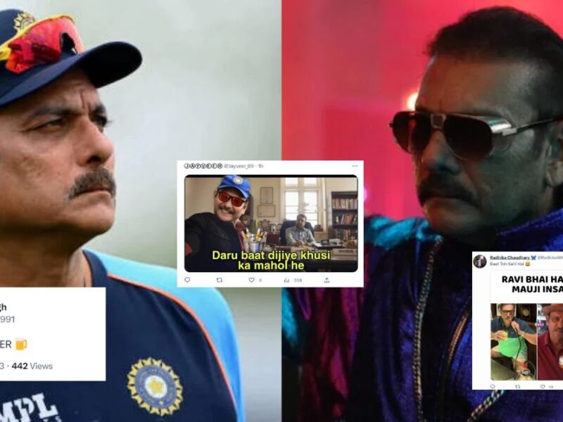 Ravi Shastri himself told the king of cricket memes, then the fans trolled him