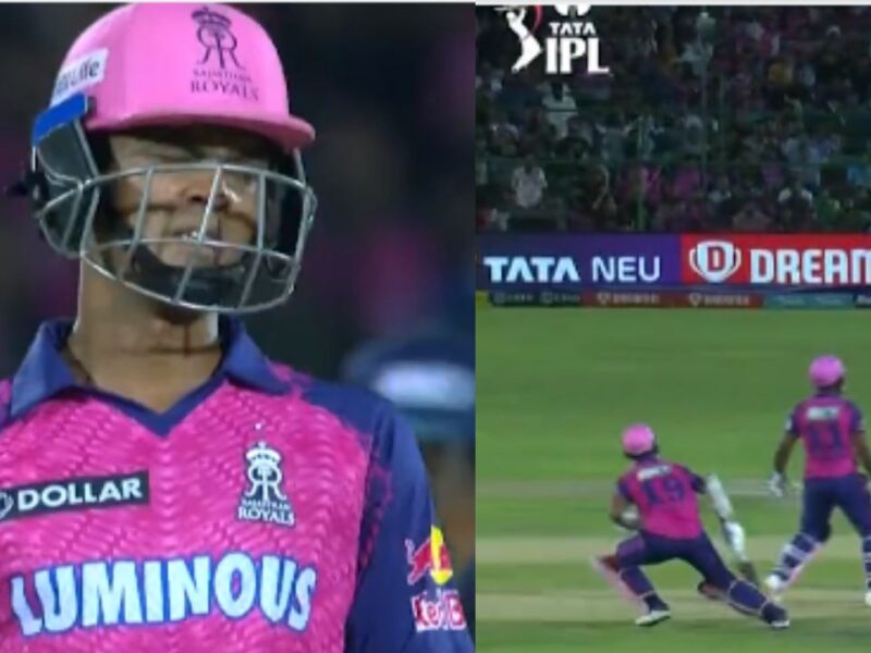 yashasvi-jaiswal-got-run-out-to-save-sanju-samson-video-went-viral-on-social-media-gt-vs-rr-ipl-2023