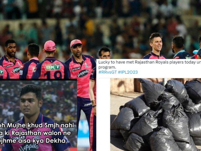 fans trolled rajasthan royals after they lost badly to gujrat titans gt vs rr ipl 2023