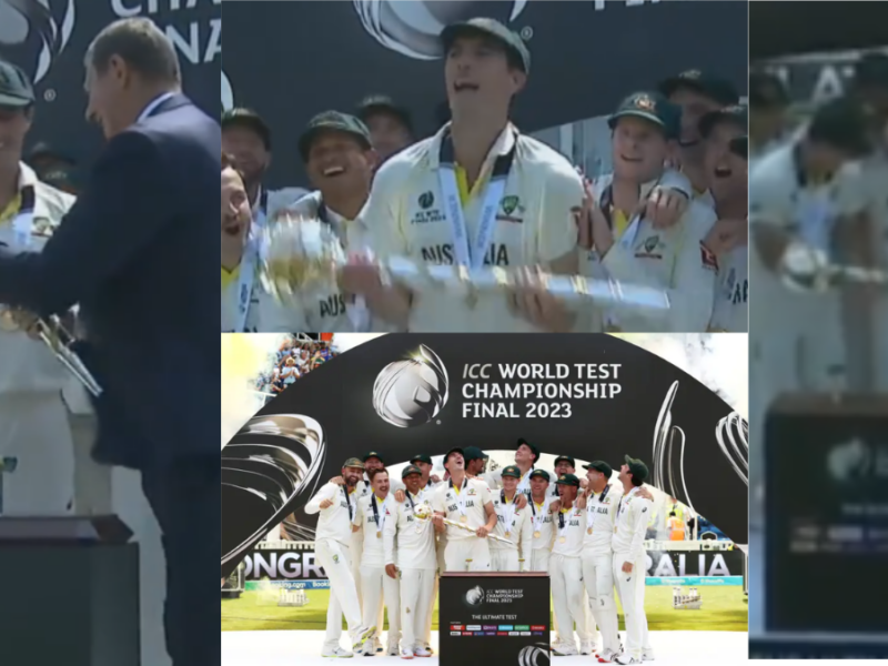 WTC Final 2023 Team Australia The Trophy Winning Celebration Video Went Viral