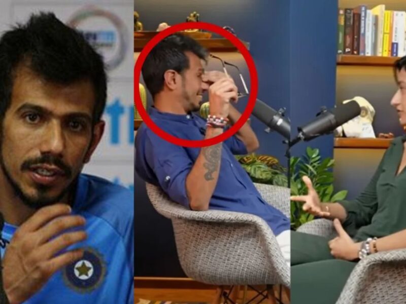 Yuzvendra Chahal appealed to the BCCI to give him a chance in the Test team in front of his wife Dhanashree Verma