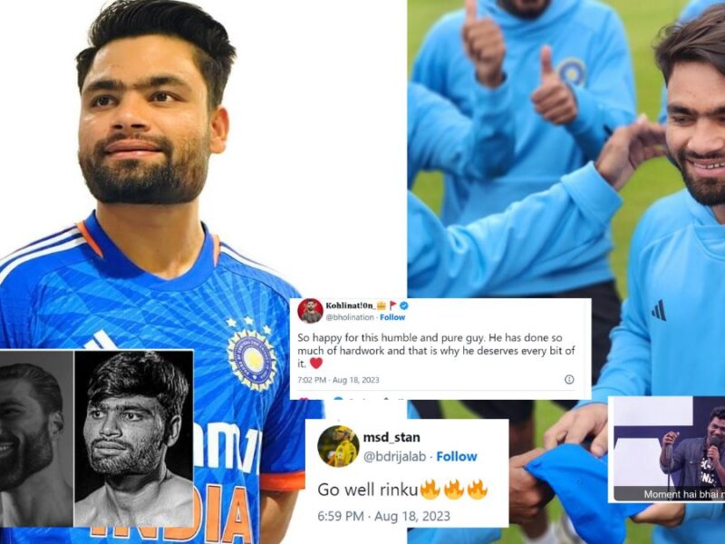Rinku Singh debut twitter reaction