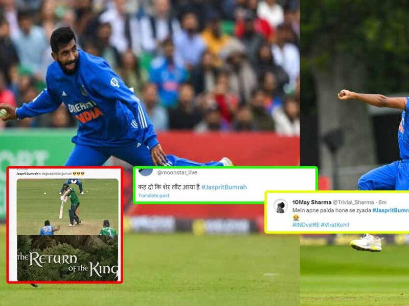 fans praised jasprit bumrah twitter reactions ire vs ind 1st t20i