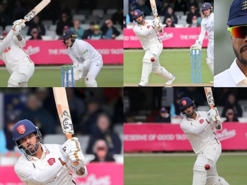 Umesh Yadav created a ruckus in the county with the bat, not the ball, scored a stormy half-century on just so many balls.