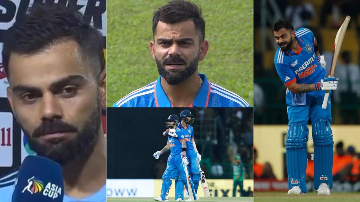 virat kohli statement after winning the man of the match award againts pakistan in asia cup 2023