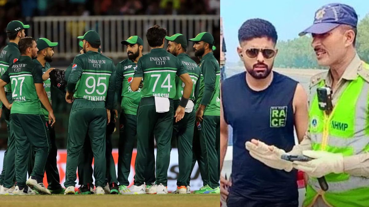 As soon as the Indian visa was received, a mountain of troubles fell on the Pakistan cricket team, Babar Azam was caught by the police.