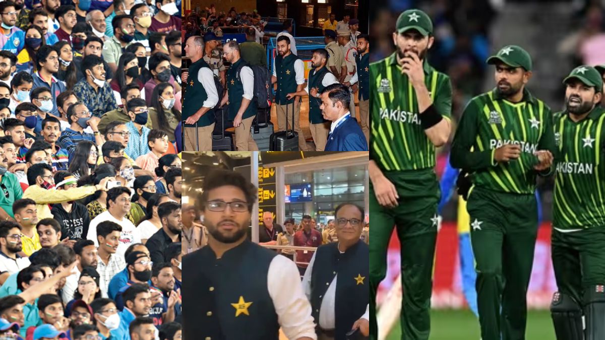 Indian fans' temper rises after seeing Babar Azam and company, they openly raise slogans of 'Pakistan Murdabad'! The truth of the video came out