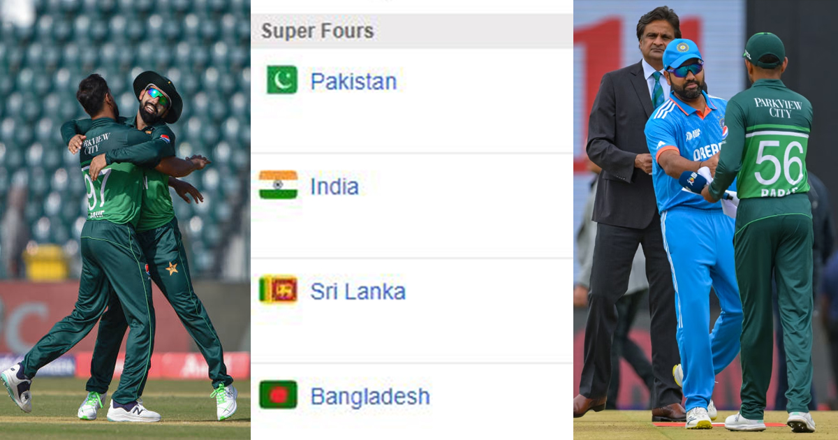 asia cup 2023 points table after pak vs ban match team india