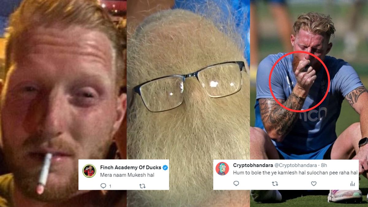 Ben Stokes' picture while smoking cigarette went viral and fans trolled him on social media