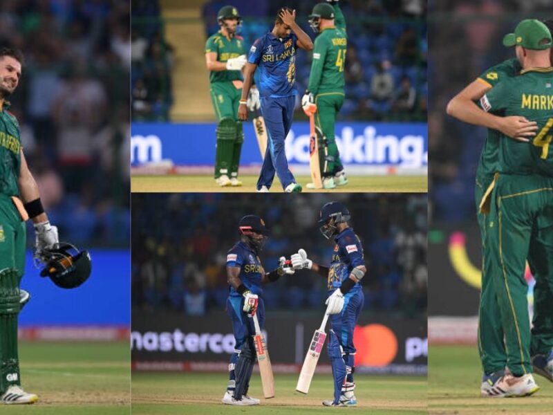 मैच हाइलाइट्स: 74 चौके 31 छक्के, वर्ल्ड कप का पैसा वसूल मुकाबला, हारकर भी दिल जीत गई श्रीलंका, 102 रन से जीती दक्षिण अफ्रीका 5