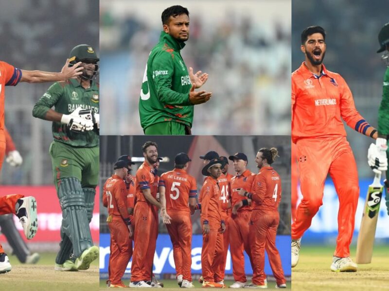 मैच हाइलाइट्स: '38 चौके - 4 छक्के' नीदरलैंड ने किया एक और उलटफेर, बांग्लादेश को दी 87 रनों से मात 4
