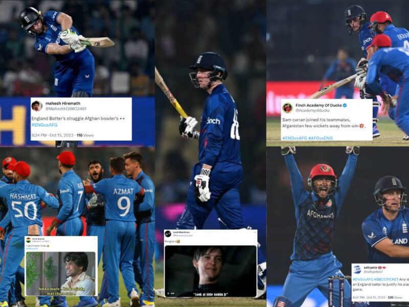 'Tell me, this is the world champion...', Afghanistan publicly made fun of England's batsmen, made the biggest upset in the World Cup 2023, the most expensive all-rounder of IPL trolled on social media