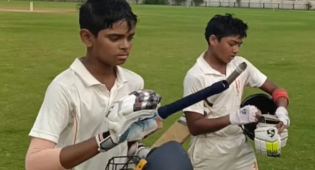 14 years players of india scored 641 runs partnership 
