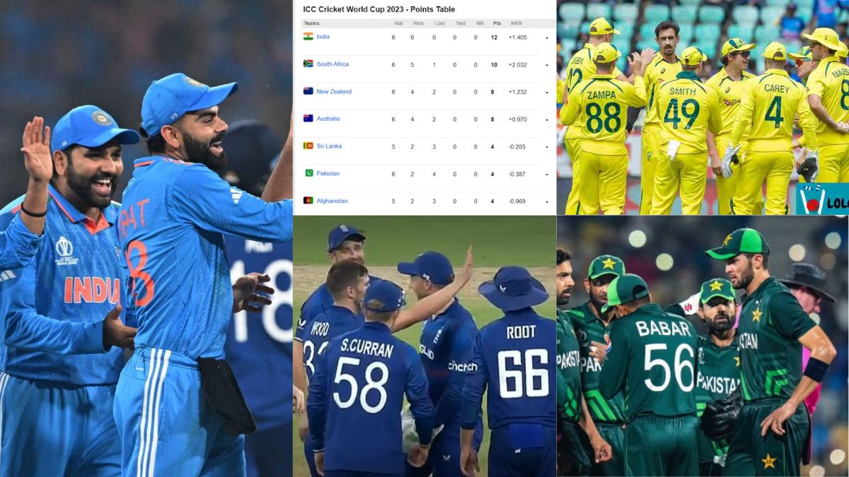 POINTS TABLE: इंग्लैंड वर्ल्ड कप से बाहर, भारत ने बनाई सेमीफाइनल में जगह, ये 5 टीम भी हुई बाहर 1