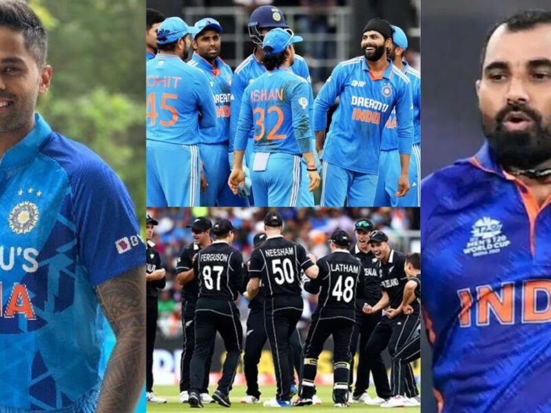 Team India's playing eleven against New Zealand in world cup 2023