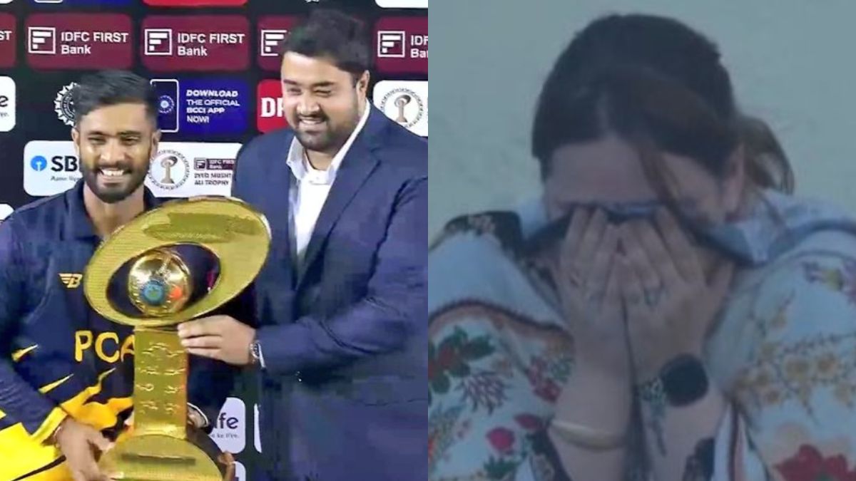 captain-mandeep-singhs-wife-jagdeep-jaswal-gets-emotional-after-punjabs-victory-in-syed-mushtaq-ali-trophy-2023