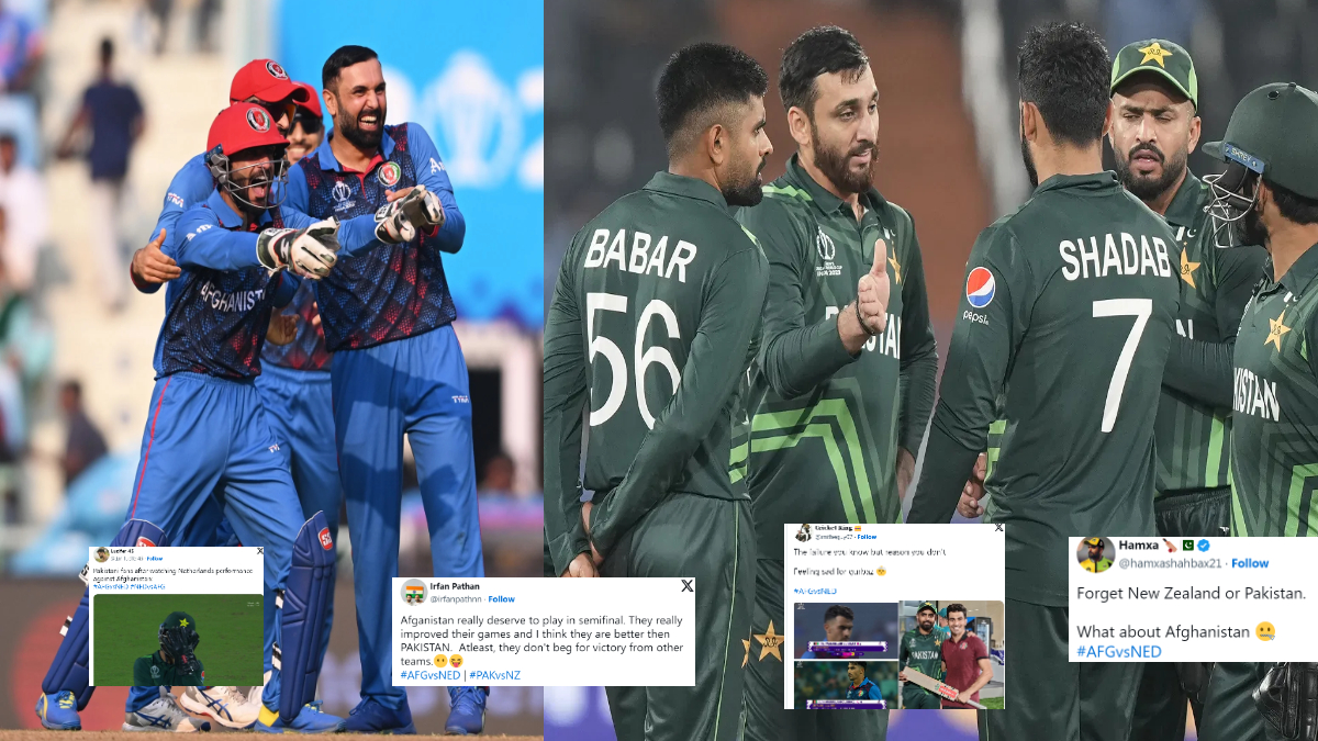 When Afghanistan overtakes Pakistan in the points table, Indian fans mocked twitter reactions