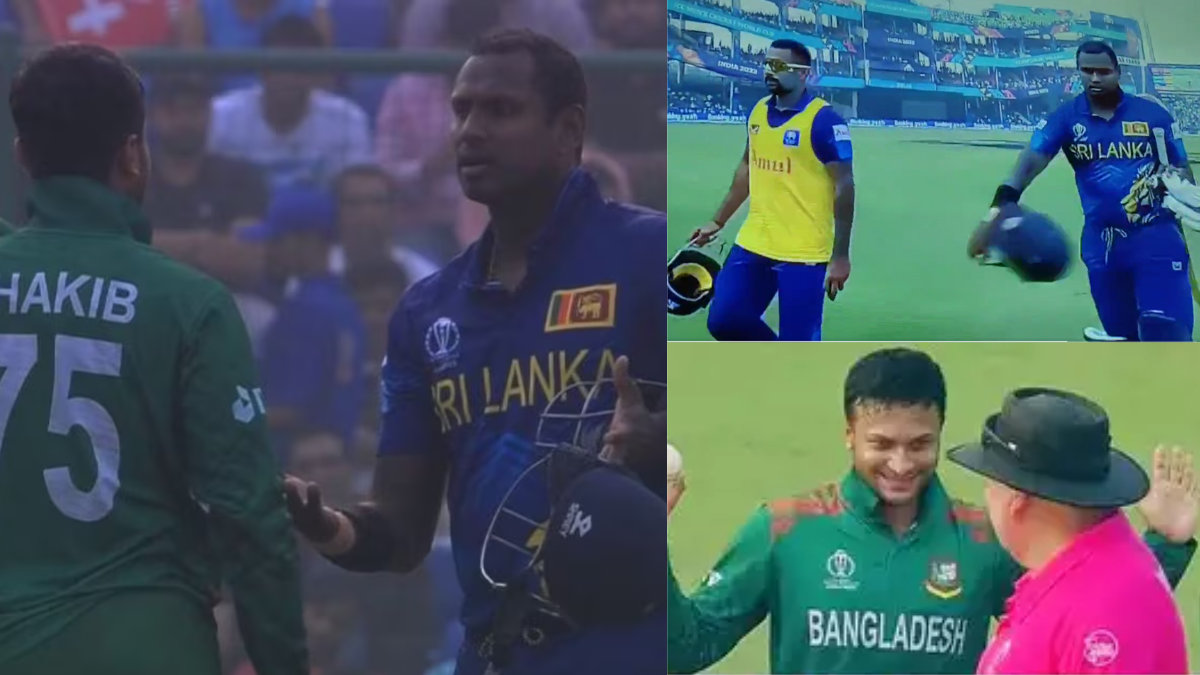 Sakib al hasan and Angelo Mathews controversy