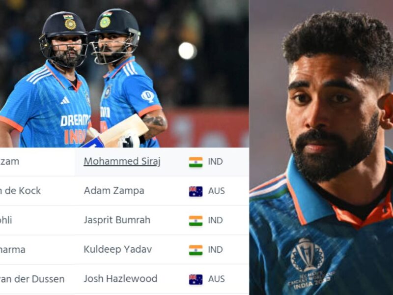 Mohammad Siraj snatched the number-1 chair, now this bowler reached the top, Rohit-Kohli also got a big advantage in the ranking.
