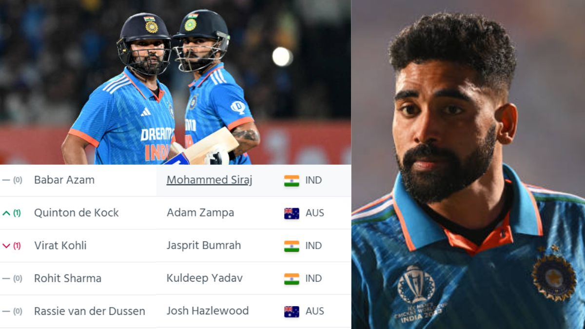Mohammad Siraj snatched the number-1 chair, now this bowler reached the top, Rohit-Kohli also got a big advantage in the ranking.