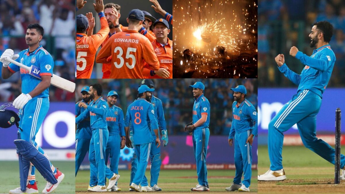 मैच रिपोर्ट: बैंगलुरु में नीदरलैंड को हराकर टीम इंडिया ने फोड़े जीत के पटाखे, 160 रनों से मुकाबला अपने नाम किया 1