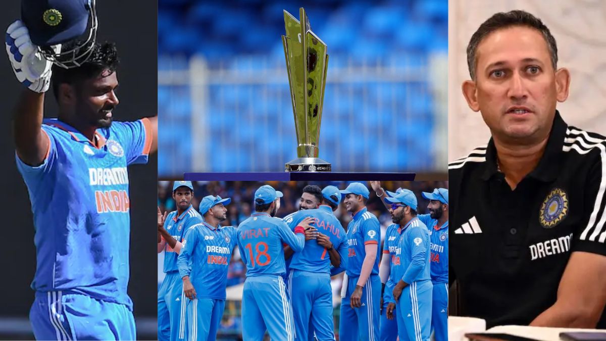 ajit agarkar will not give any chance to Sanju Samson in t20 world cup team