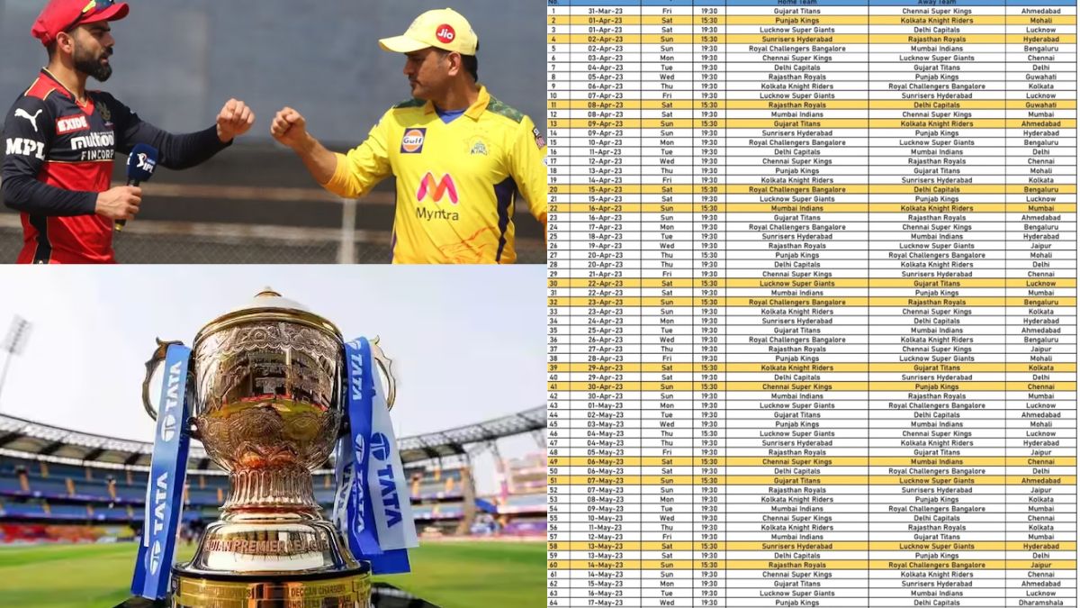 Information about the schedule of IPL 2024 has come out, there will be a clash between MS Dhoni and Virat Kohli on this date