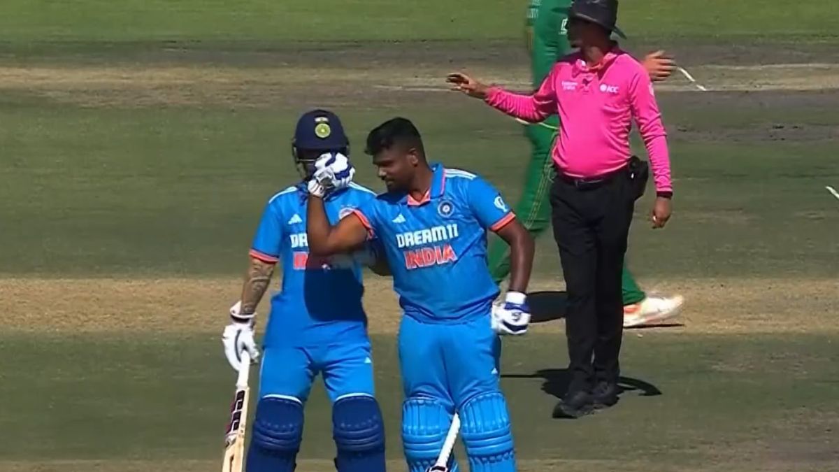 What did Sanju Samson say after becoming the player of the match in India vs South Africa match?