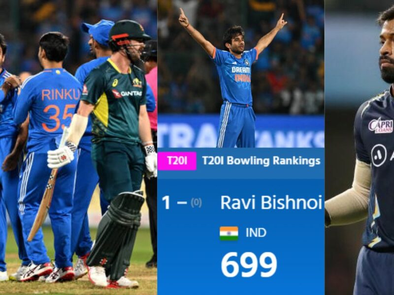 Ravi Bishnoi got the reward for his brilliant performance against Australia, overtook Hardik's darling to become number 1.