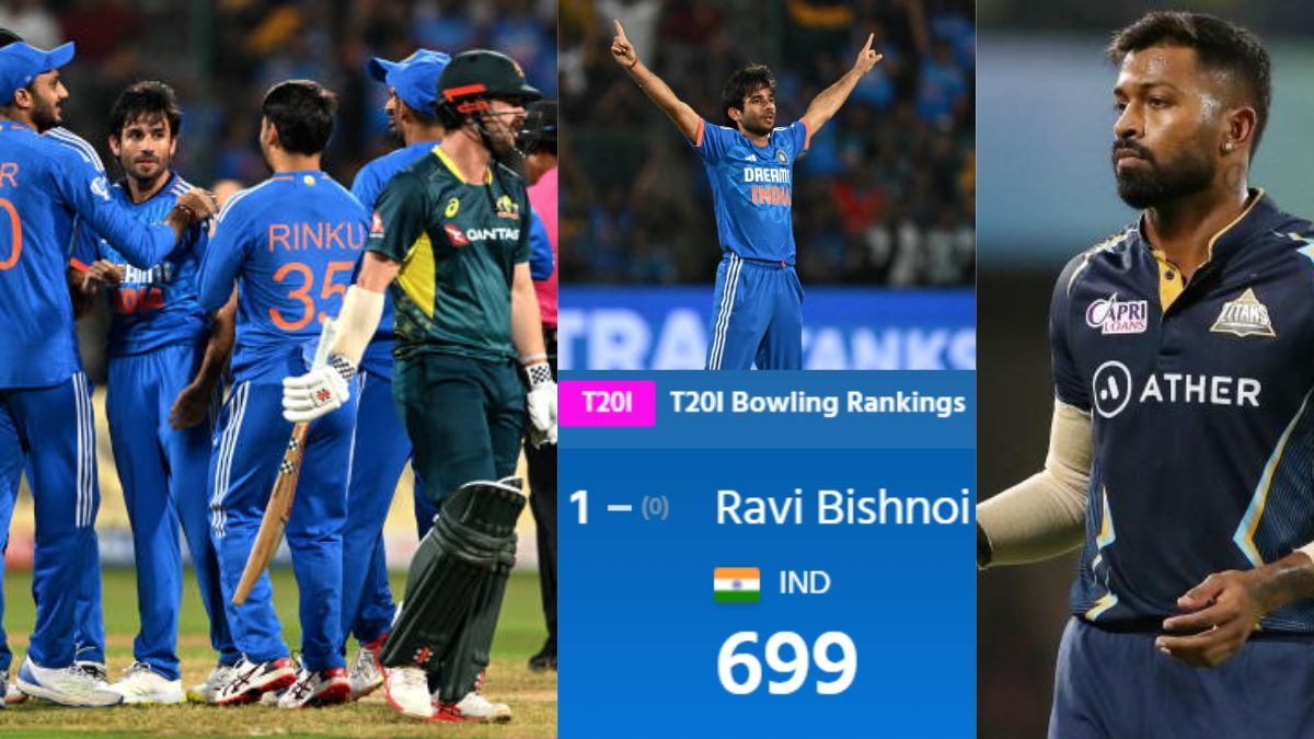 Ravi Bishnoi got the reward for his brilliant performance against Australia, overtook Hardik's darling to become number 1.