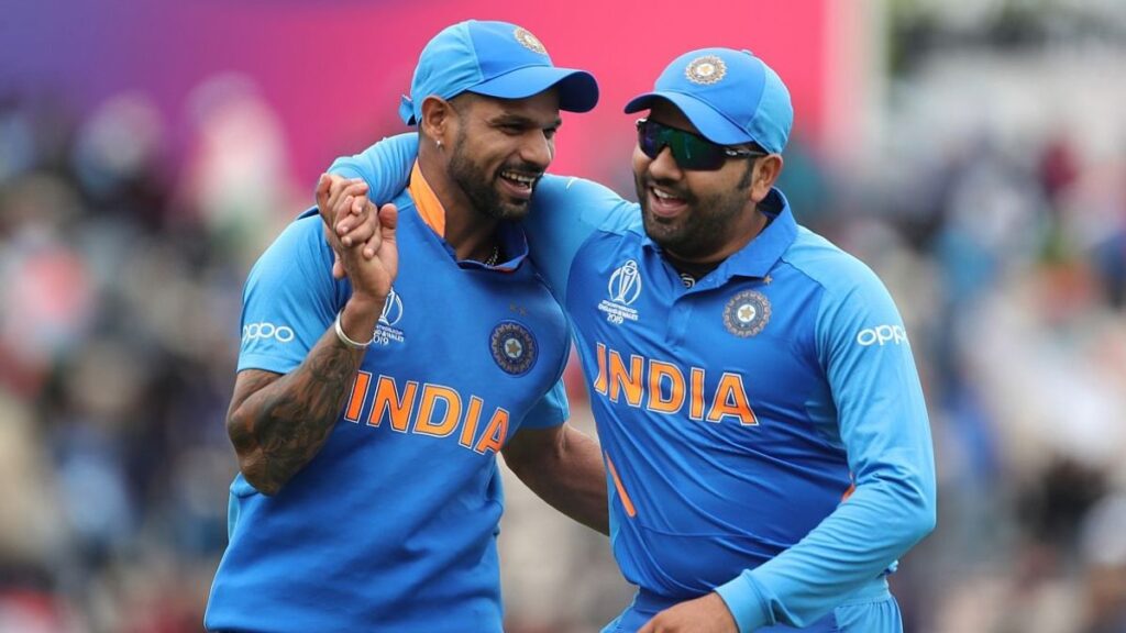 Shikhar Dhawan and Rohit Sharma