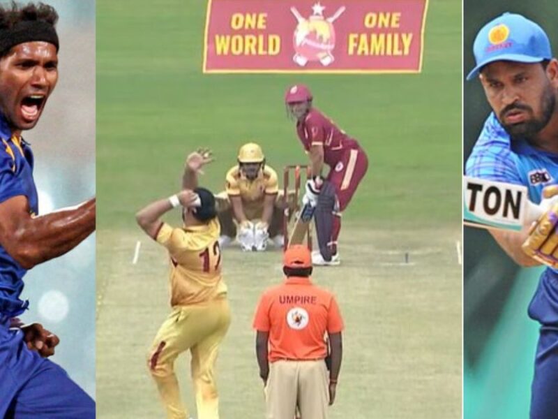 Ashok Dinda publicly showed bullying, pushed Yusuf Pathan down in a live match