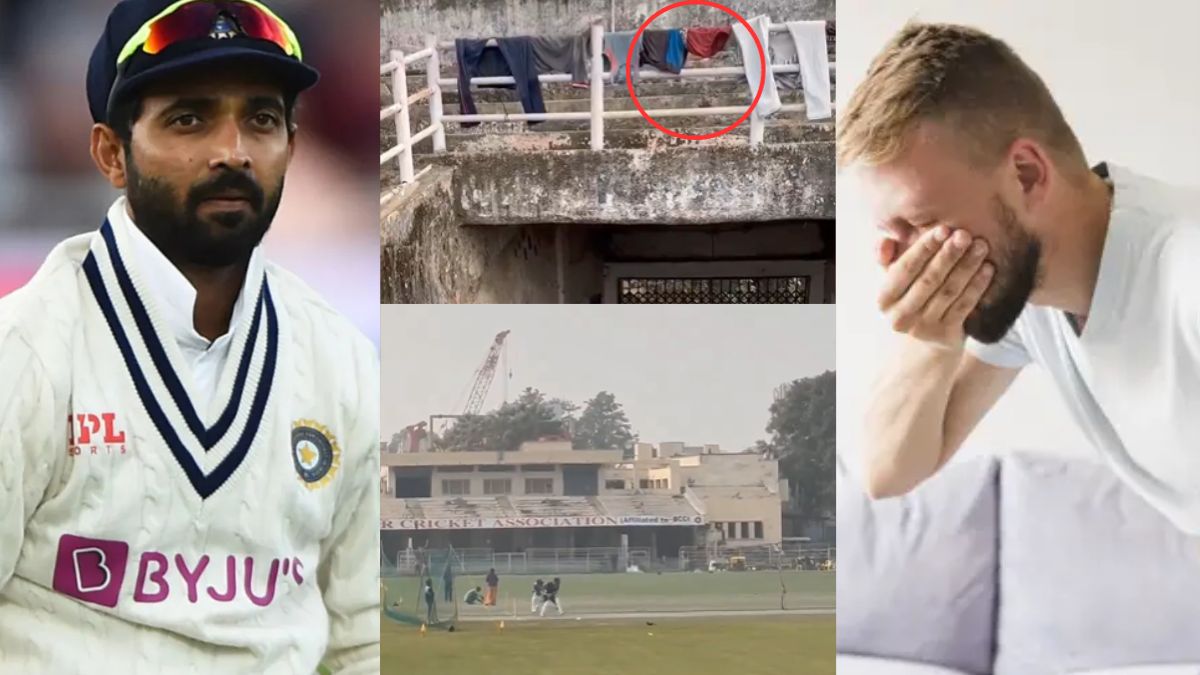 Ajinkya Rahane team is playing where underwear is drying, players vomited after seeing filth in the stadium of Bihar