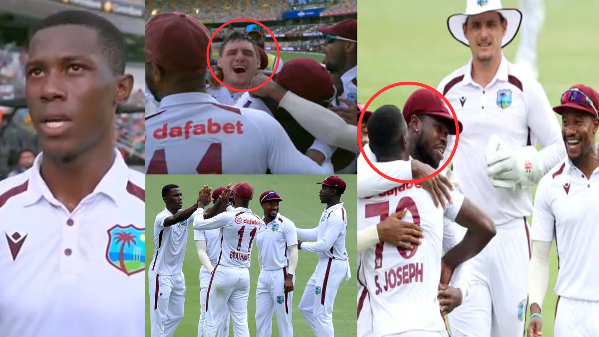 West Indies players cried bitterly after the win against Australia