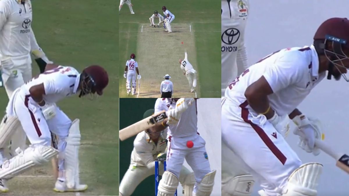 VIDEO: The ball hit the private part of this West Indies batsman, he groaned in pain and fell on the ground.