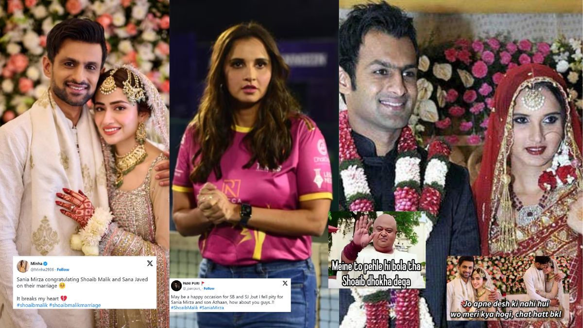 'The right thing happened to this traitor...' When Shoaib Malik divorced Sania Mirza and married for the second time, the Indian tennis star got trolled fiercely.