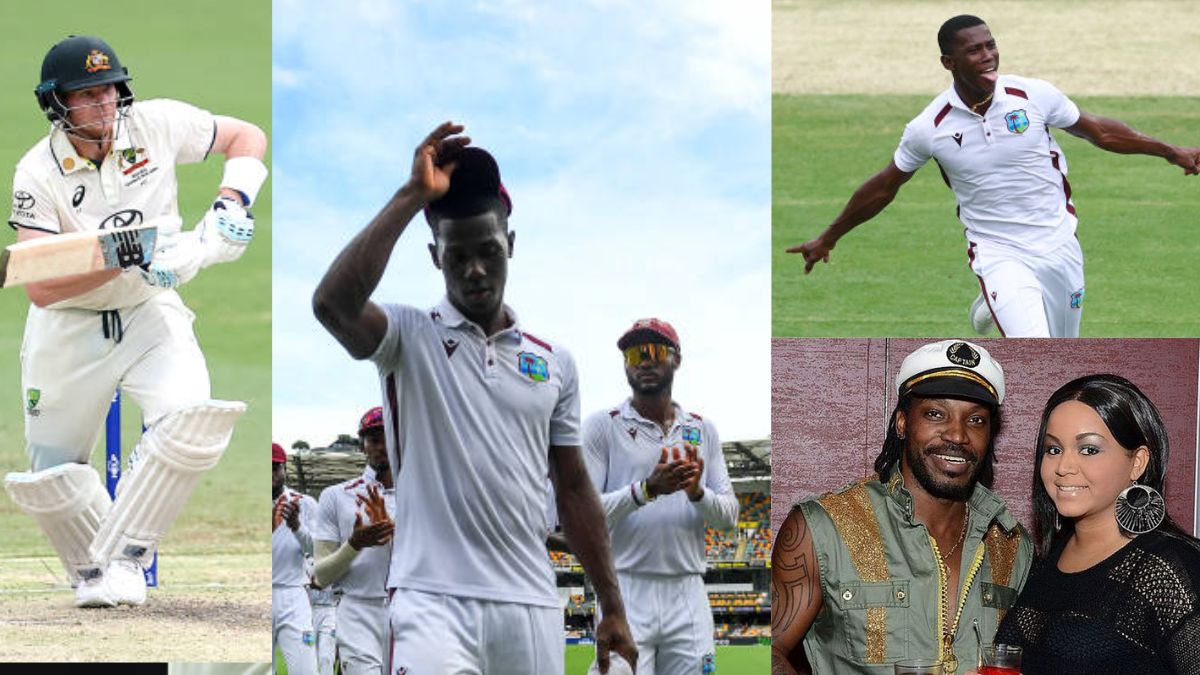 Chris Gayle's brother-in-law tests Australia with a broken leg, takes 8 wickets and gives West Indies a thrilling win by 8 runs