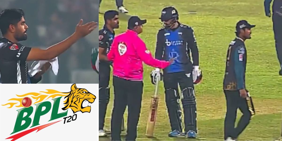 video-shameful-action-of-babar-azam-in-bangladesh-premier-league-got-angry-at-the-new-player-abused-him