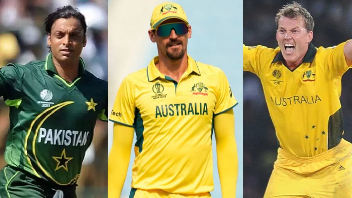 These are the 5 fastest bowlers in cricket history, 4 out of 5 in the list are Australians