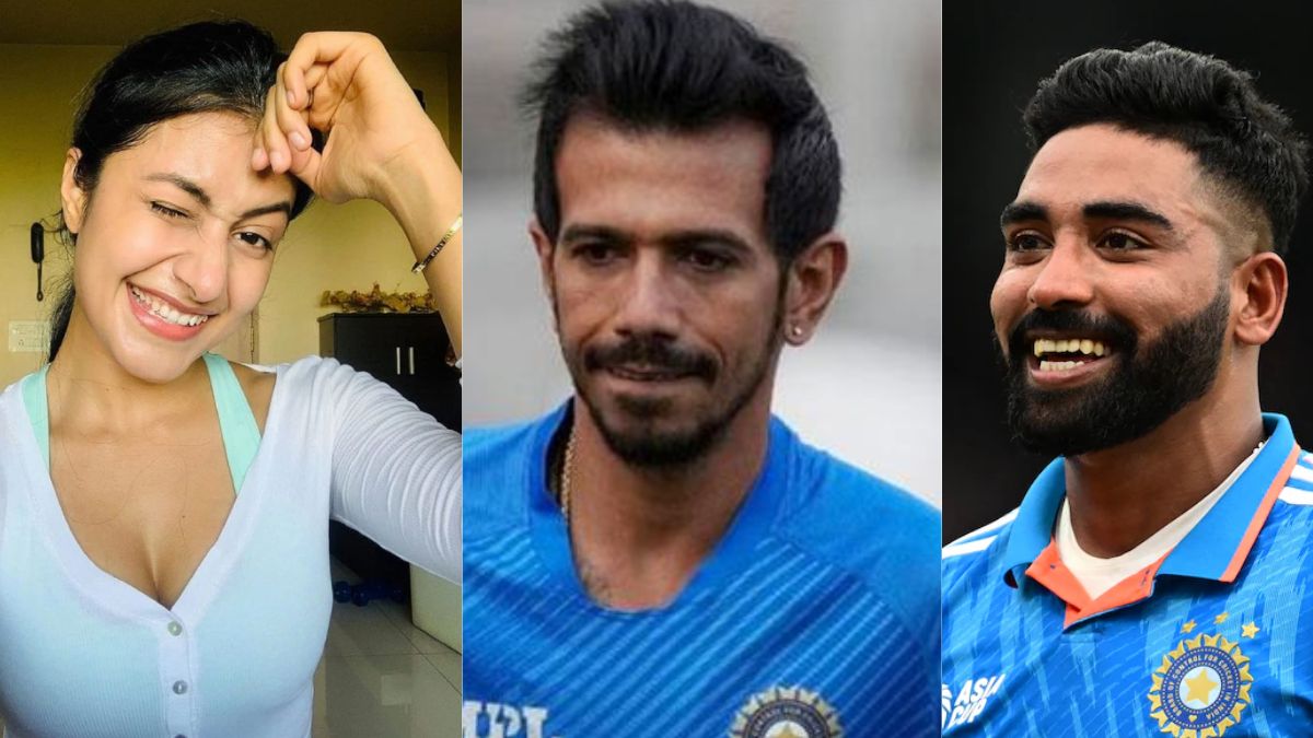 Now Chahal's wife Dhanashree is infatuated with Mohammed Siraj, openly expressed her love on social media