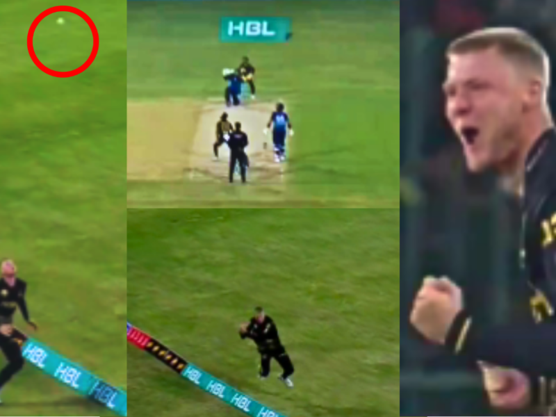 DR Mousley took one of the best catch in PSL 2024