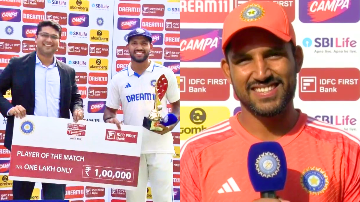 Dhruv Jurel dedicated his player of the match trophy to this legend player