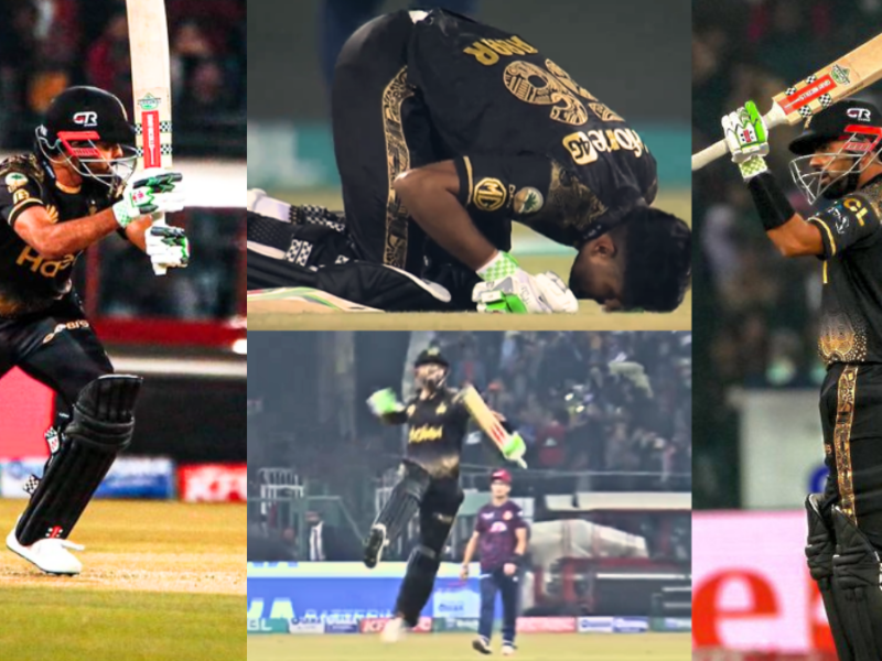 Babar Azam hit 11th t20 hundred in psl 2024 to help his team win a thrilling contest