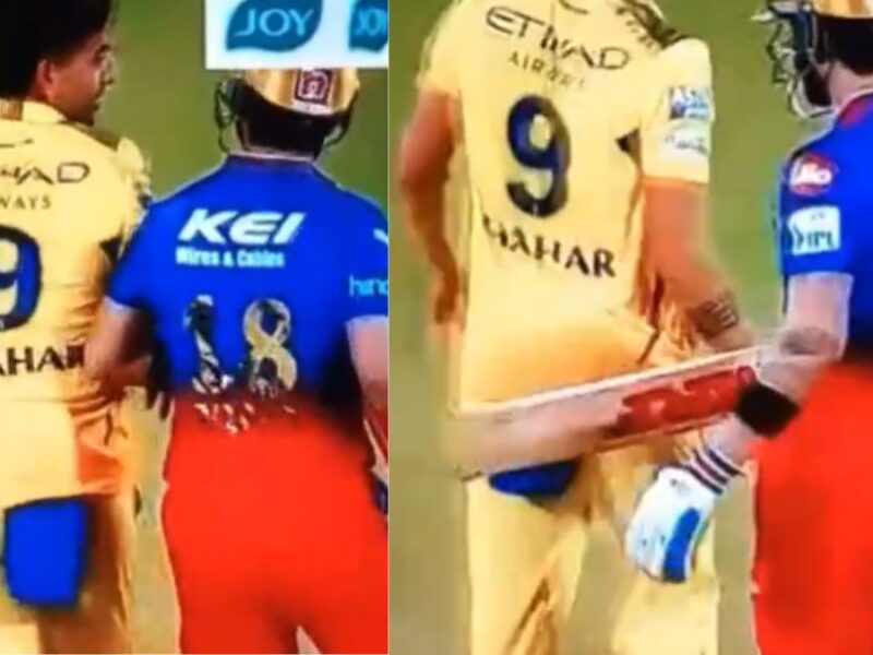 Virat Kohli had a scuffle with this CSK player, pushed him and even beat him with the bat
