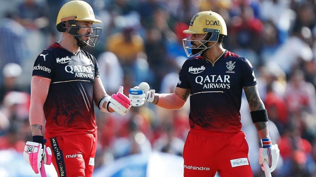 बड़ी खबर: फाफ डु प्लेसिस की हुई छुट्टी, IPL 2024 में विराट कोहली होंगे RCB के कप्तान 2 Faf du Plessis and Virat Kohli
