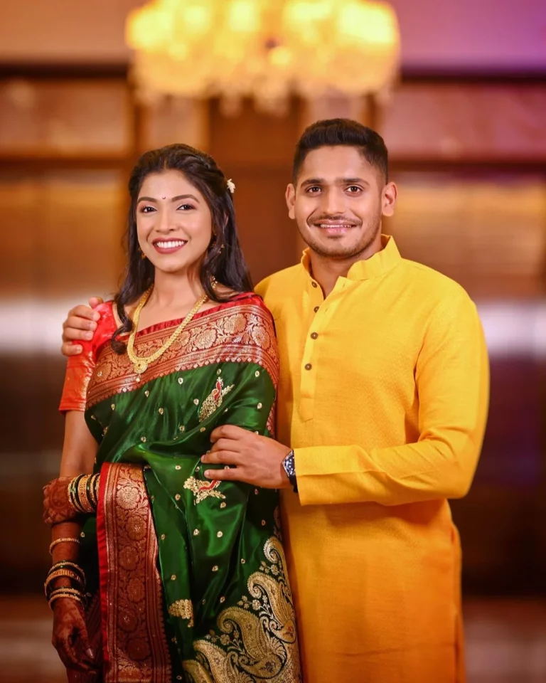 Tushar Deshpande’s wife Nabha Gaddamwar 